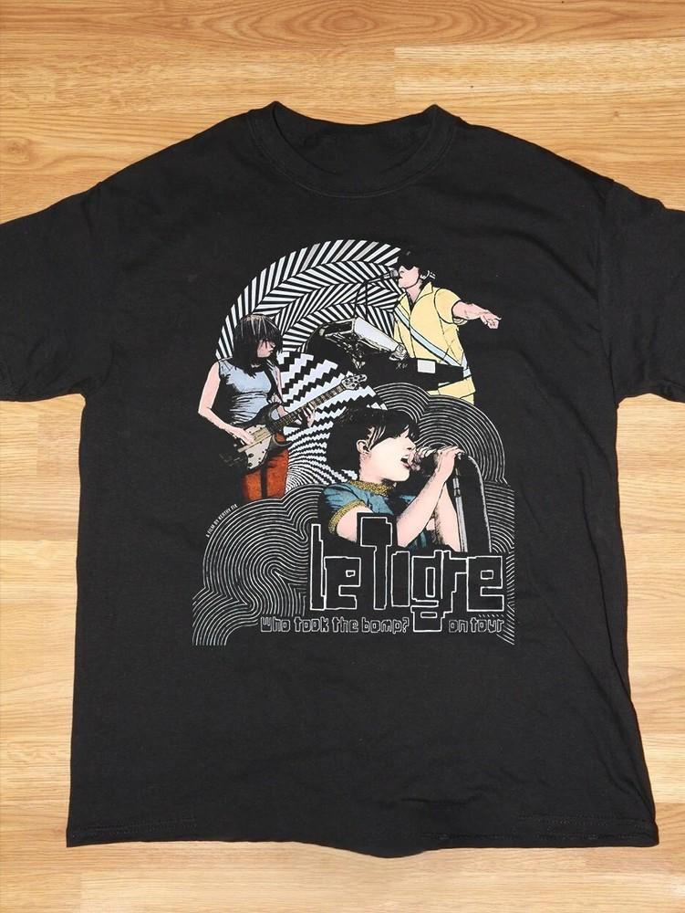 Le Tigre Band Who Took The Bomb Adult Unisex Tee Short Sleeve Shirt Unisex T-Shirt XXL