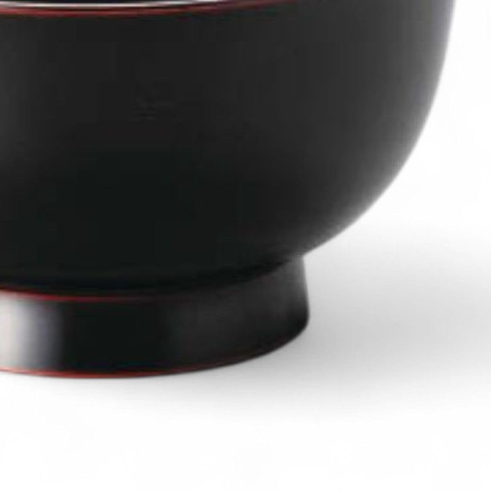 Set of 5 Lacquerware Made in J-kitchens Bowls, Hand-Painted, Japan, PID-527711