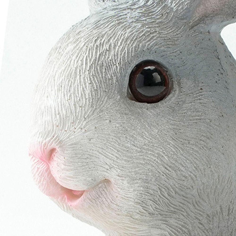 Handicraft Rabbit Reading Book Statue Resin Crafts Garden Animal Statue Garden Courtyard Decor