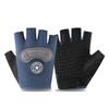 Autumn and winter children's half-finger gloves, velvet warm boys and girls, non-slip half-finger children, student sports riding