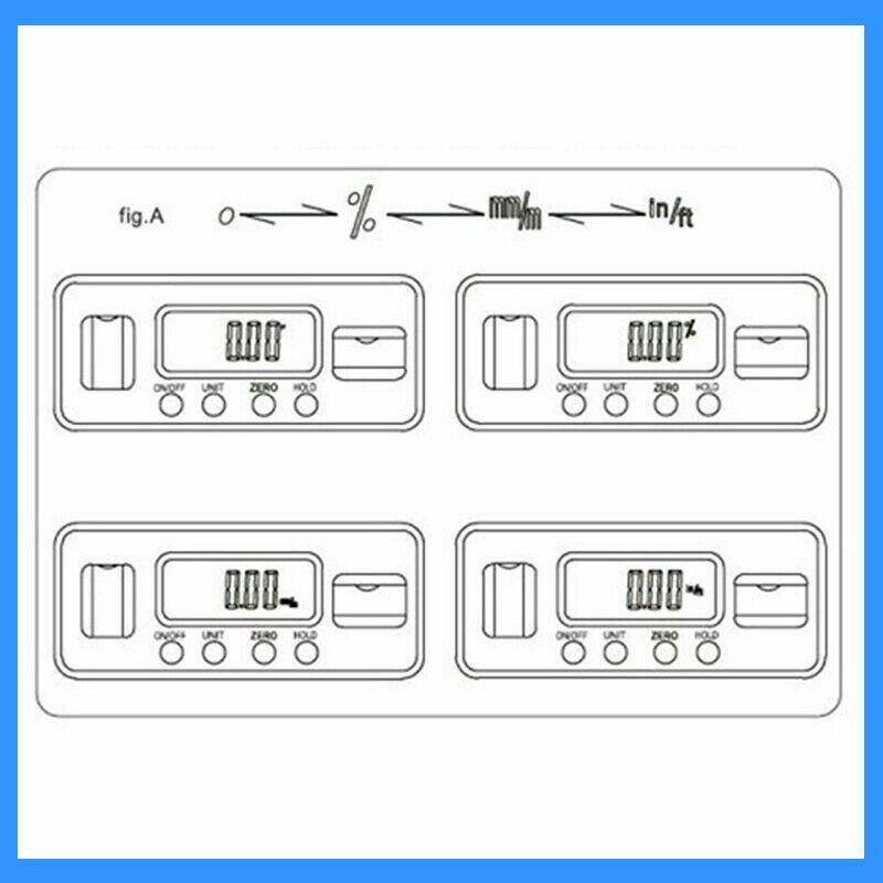Mini Digital Level Angle Finder Angle Gauge Protractor Inclinometer with Magnet