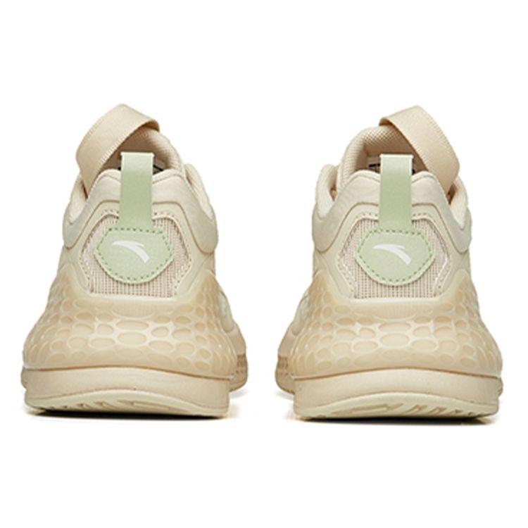 Anta C37+ Soft Sole Breathable Lightweight Low Top Running Shoes Women sneaker Yellow White 922235537-4
