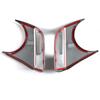 For Mitsubishi Eclipse 06-11 ABS carbon fiber Air conditioner multimedia frame Cover Window Lifting Button Cover Car Accessories