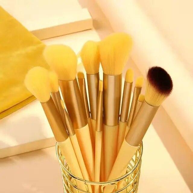 Mixing Makeup Brush Beauty Tools 13 Piece Soft Fluffy Makeup Brush Set for Cosmetics Foundation Blush Powder Eyeshadow Kabuki