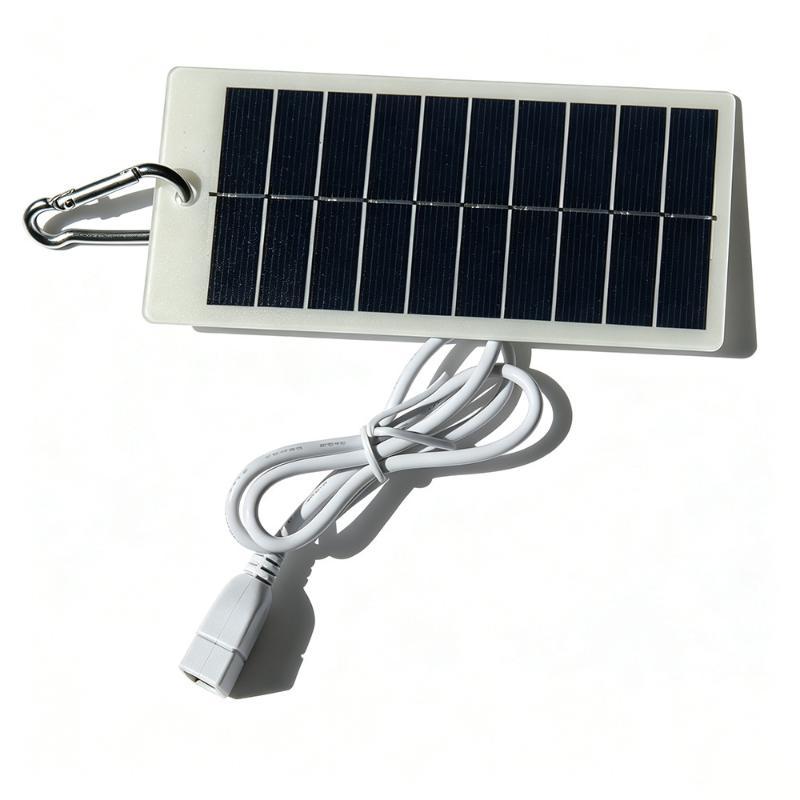 1.5W 5V USB Portable Solar Charger Fast Charging Mini Panel Suitable for Outdoor Camping Travel Use
