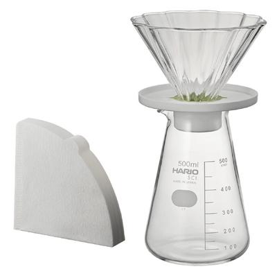 Tè Tè Dripper Bouquet Set Server per 1-4 Tazze Bianco CDB-3012-W