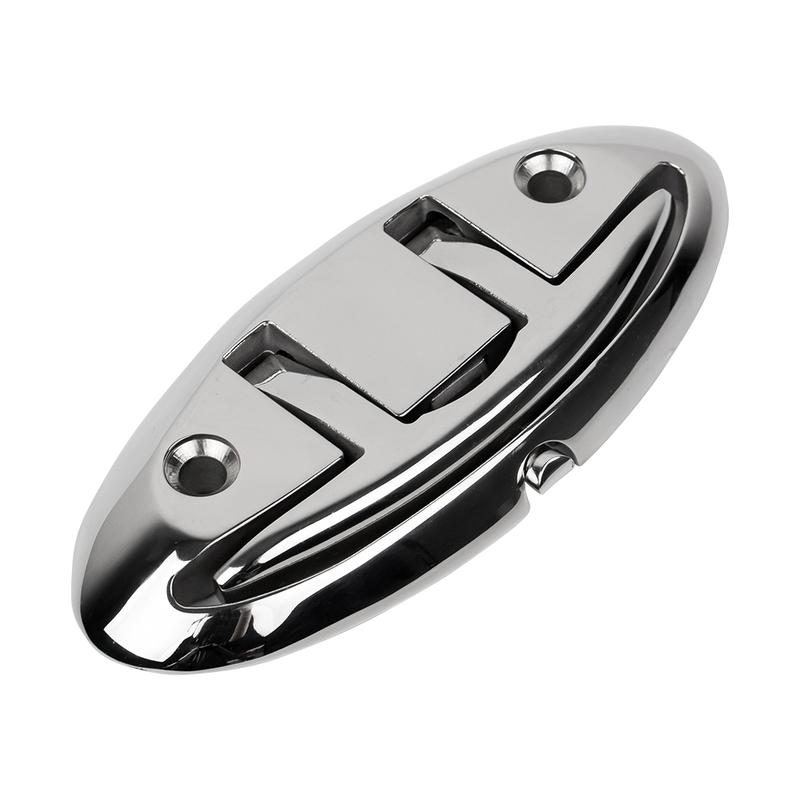 316 Stainless Steel 8 Inch Marine Folding Cleats Boat Dock Cleat With Button Boat Accessories Marine Hardware