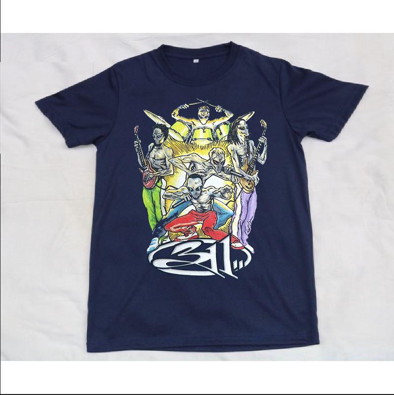 311 Band Poster Concert Tour T-Shirt Navy Short Sleeve Full Size PR368 Unisex T-Shirt XXXL
