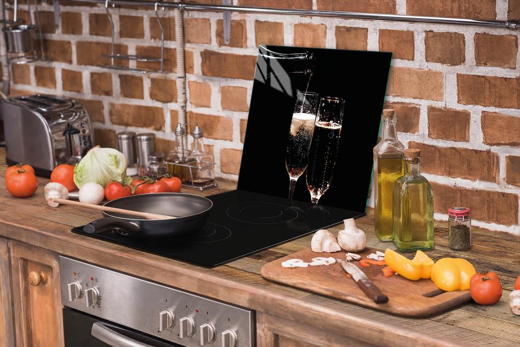 TÁBUA DE VIDRO PARA CORTAR 52x40 VINHO