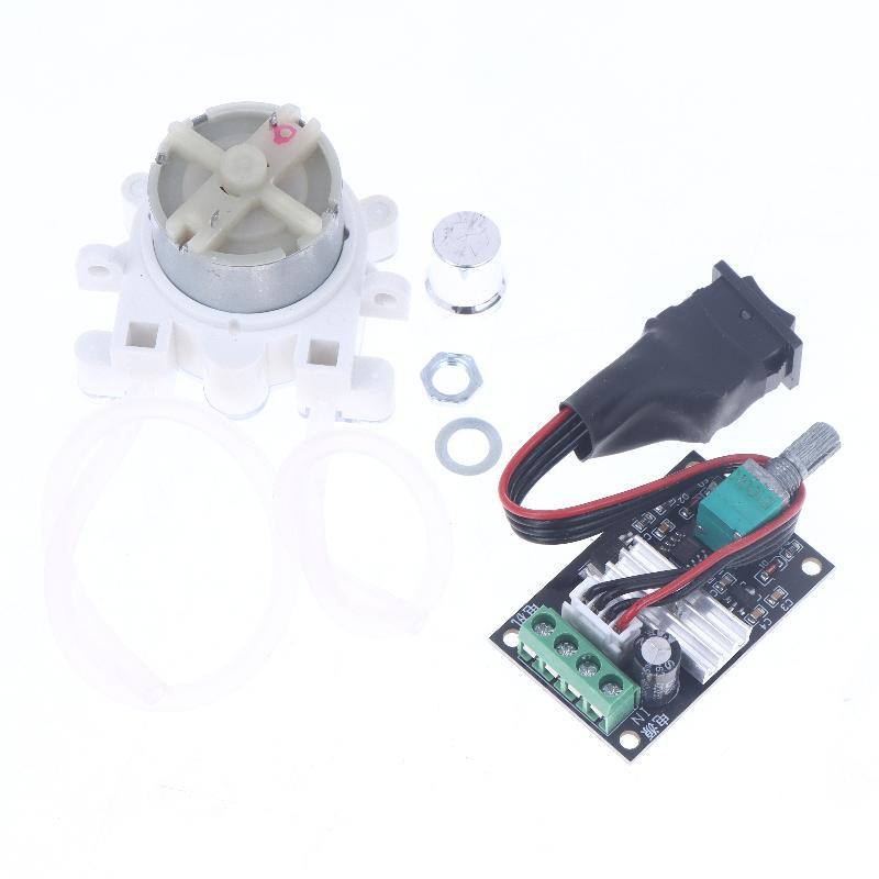2Pcs Dc6V-12V 500 Geared Motor Micro Peristaltic Pump Adjust Dosing Liquid Water Pump Reverse Direction For Lab Ink Sampling