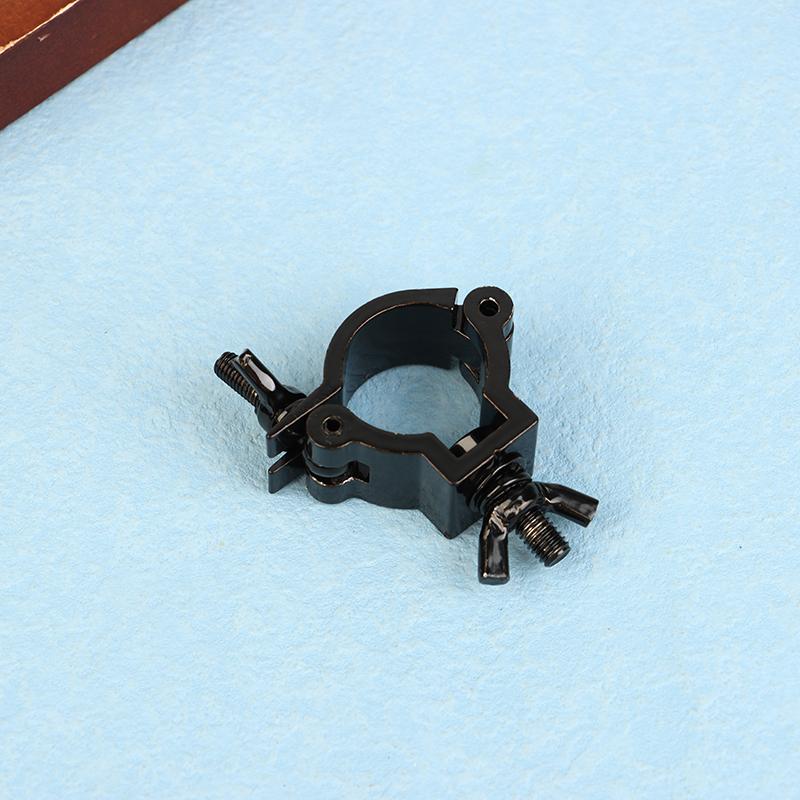 Aluminiowy Obrotowy Zacisk Kratownicowy do Rusztowań Hak do Świateł Scenicznych Zapięcie Jedno/Dwupierścieniowe Rura 18 - 52Mm Dla Maksymalnego Obciążenia 100Kg