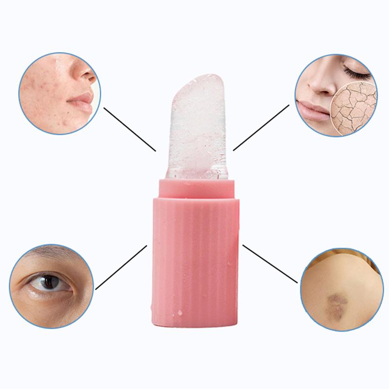 Lipstick Shape Silicone Ice Facial Roller Skin Care Beauty Lifting Contouring Tool Ice Cube Trays Ice Globe Balls Face Massager