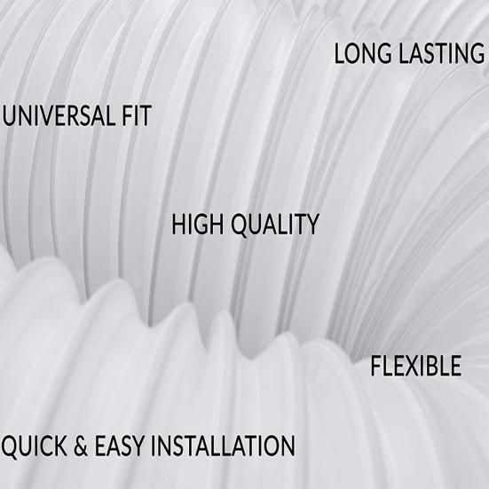 Universal Portable Air Conditioner Exhaust Hose 5.11inch Diameter Duct Dryer
