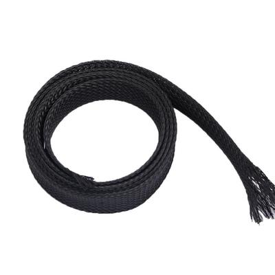 4/6/8/10/12/15/18/20/25mm Tight Expandable PET Protection Cable Wire Braid Sleeving Insulation