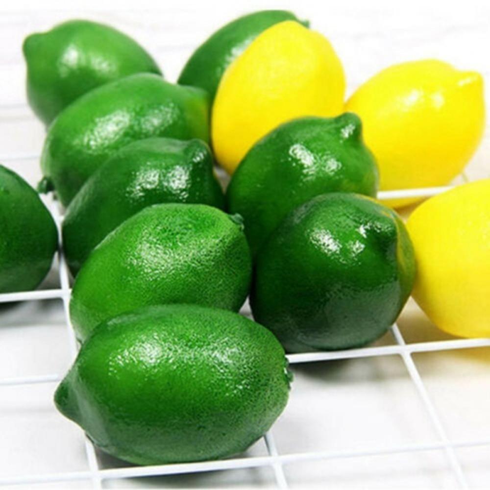 Photography Party Wedding Lifelike Kitchen Artificial Lemon Fake Fruit Simulation Decoration