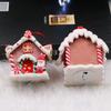 Creative Small House Pendant Snowman Xmas Tree Decorantions Hanging Ornament   New Year Gift