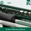 SATA 52-Piece 1/4-inch Drive Socket Set