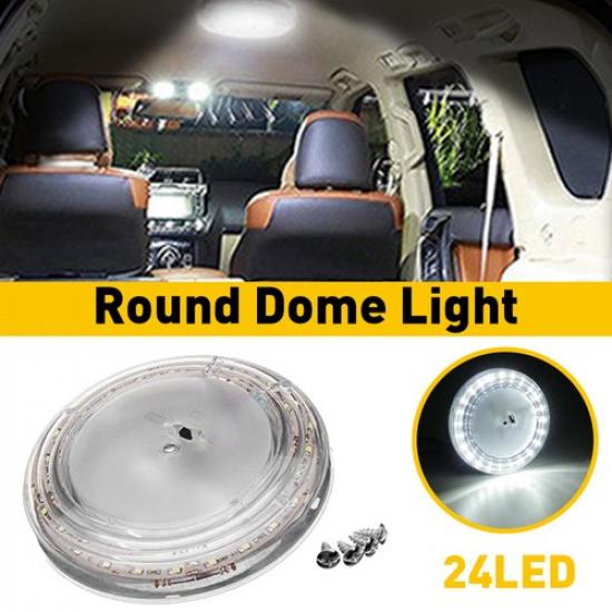12V Stainless Steel LED Dome Light Boat Marine RV Cabin Ceiling Lamp 6  EOA