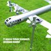 Garden Decoration Aircraft Wind Sculpture Aircraft Wind Sculpture Garden Yard Ground Windmill for Front Yard Porch