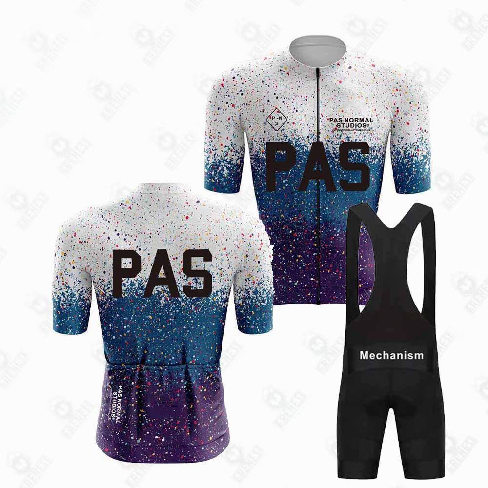 PAS Outdoor Riding Suit for Road Mountain Bike Riding Suit Summer Short Sleeve Overalls