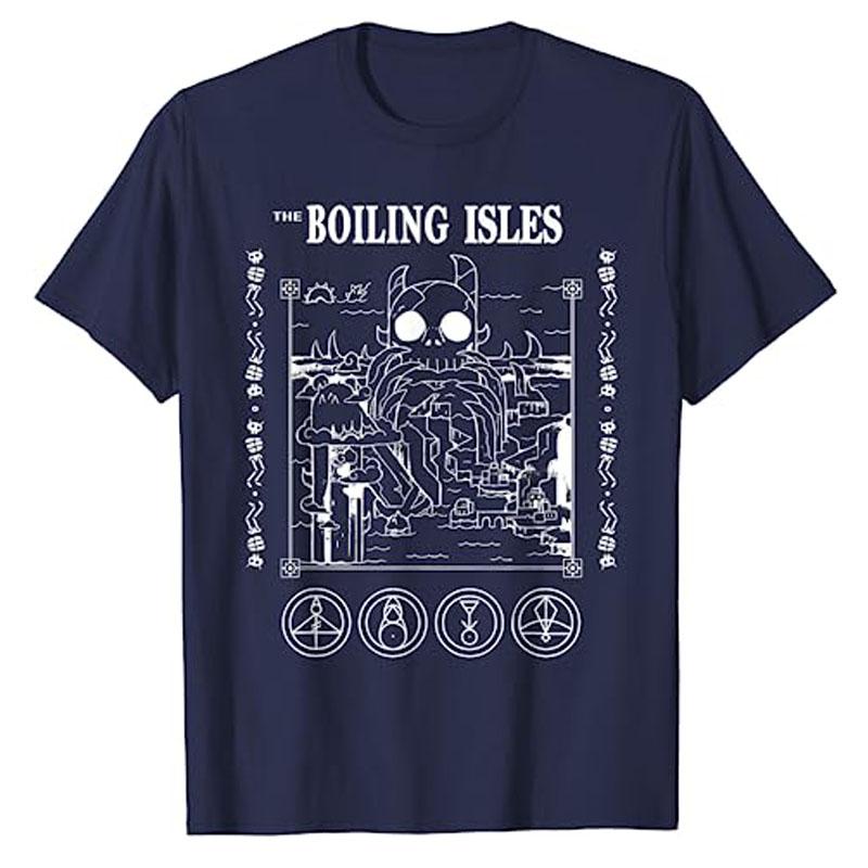 Boiling Isles Owl House Liebe Shirt Weihnachten Trendiges T-Shirt Eulenliebhaber Grafik-T-Shirt Tops Mode Halloween-Kostüm Neuheitsgeschenke