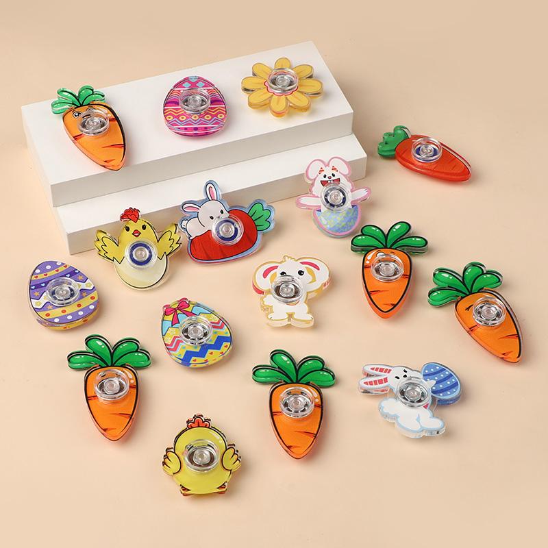 

10/20/30Pcs Bunny Eggs Fidget Spinner Easter Party Gifts Basket Filler Fingertip Spinner Fidget Toy for Kids Birthday Favors 10Pcs