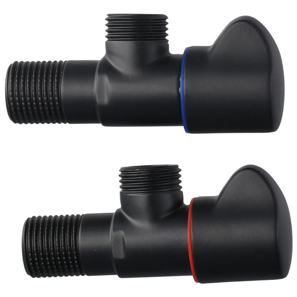 

G1/2 Thread Triangle Valve Metal Water Tap Connector Useful Water Faucets Switch синій