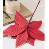30CM Christmas Glitter Flower Sequins Simulation Flowers New Sequins Flower  Home Decoration