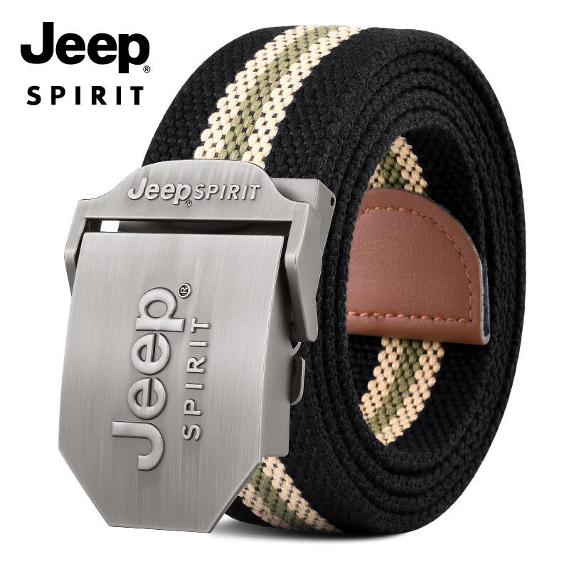 

Мужской холщовый ремень JEEP SPIRIT с автоматической пряжкой One Size