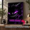Personalized Gengar Diamond Art Custom Name 5D Diamond Painting Full Drill DIY Craft