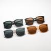 New Fashion Large Frame Square Sunglasses Classic Retro Eyeglasses Sunshade Street Po Sunscreen Sun Glasses Female