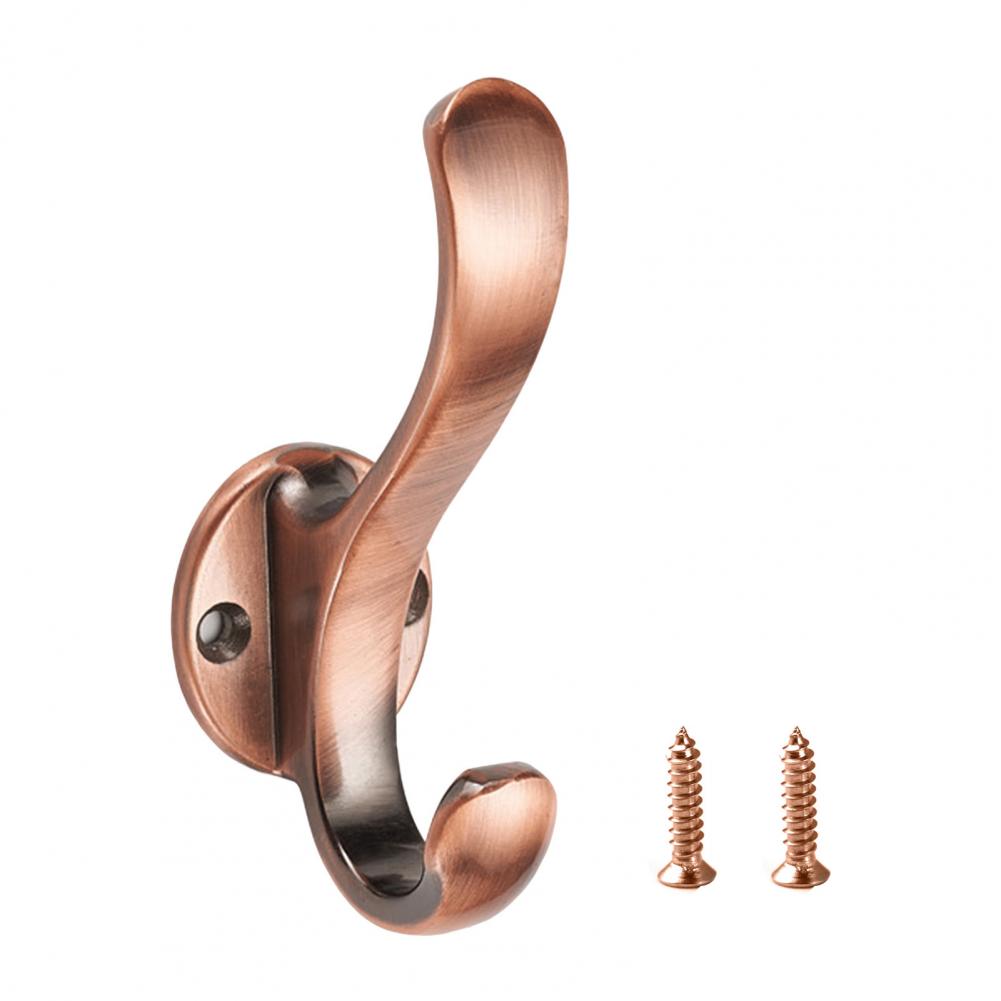 Anti-slip 1 Set Great Sturdy Structure Storage Hook Long-lasting Wall Hook Solid Color Household Supplies