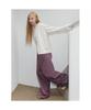 Saendeusaundeu (Unisex) Colored Overduck Pants Violet