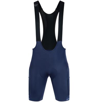 Santic Men's Bib Shorts, Cycling Bib Pants for Road Bikes and Bicycles, Spring/Summer (Navy, XXL)