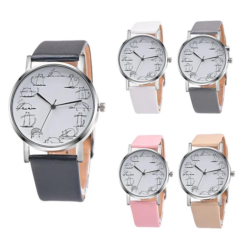 Ladies Watches Casual Women Watches Cat Watches Female Wristwatches Quartz Cheap Price Dropshipping relogio feminino