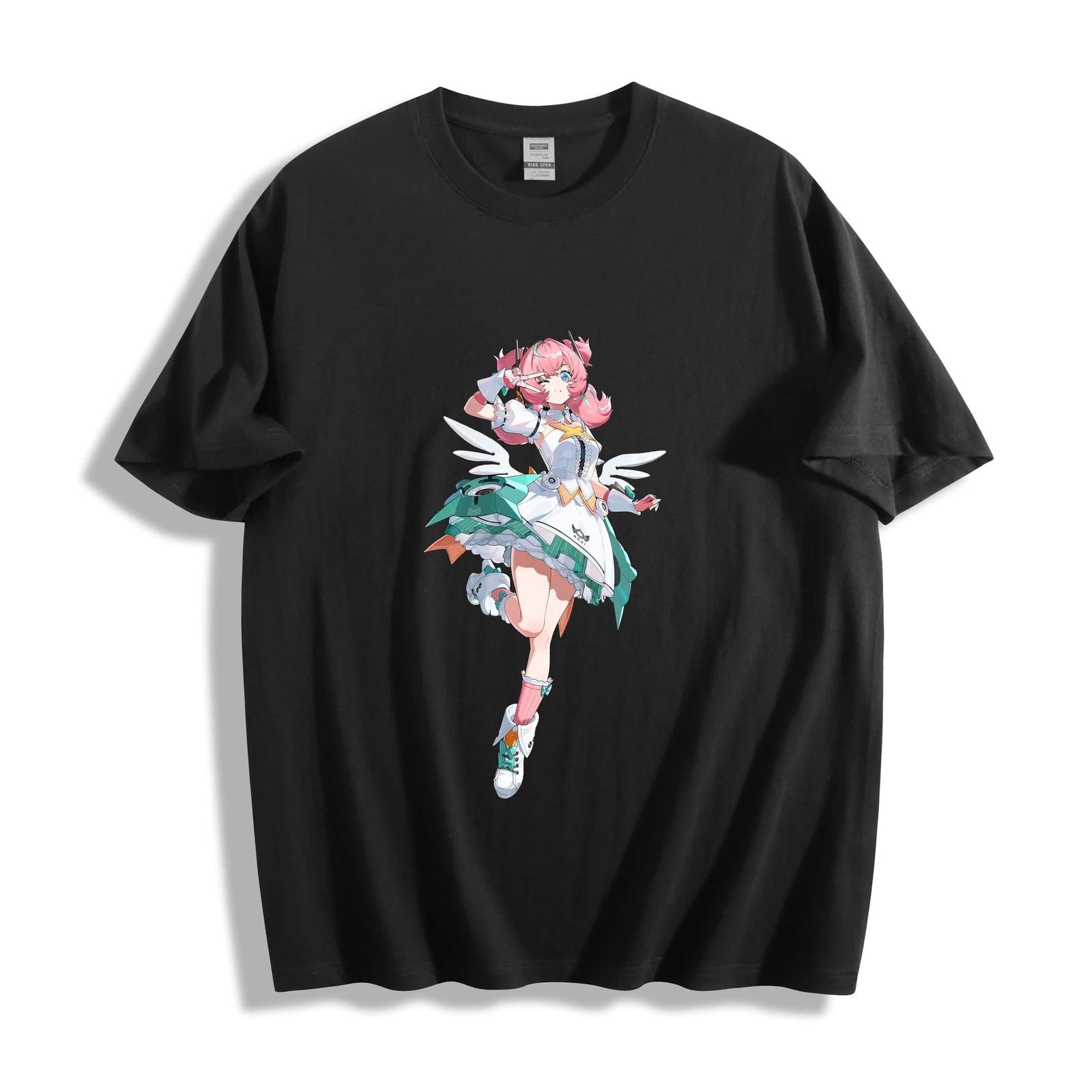 Zenless Zone Zero Anby Pop-Culture T-Shirt-Kawaii Harajuku Gamer Girl Unisex Tee S