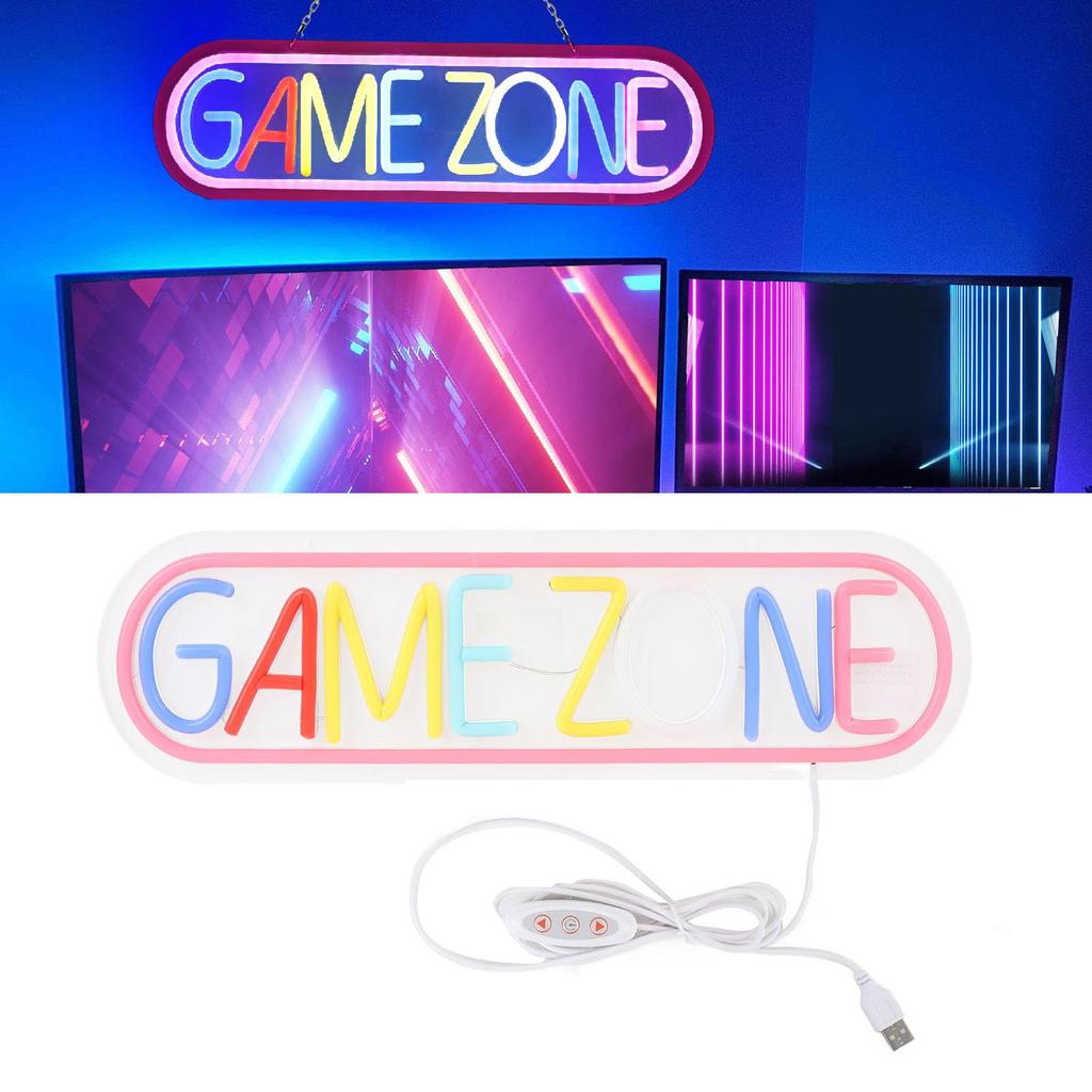 Gaming LED Neon Light Wall Decor Game Room Atmosphere Lamp Teen Boys Room Decoration