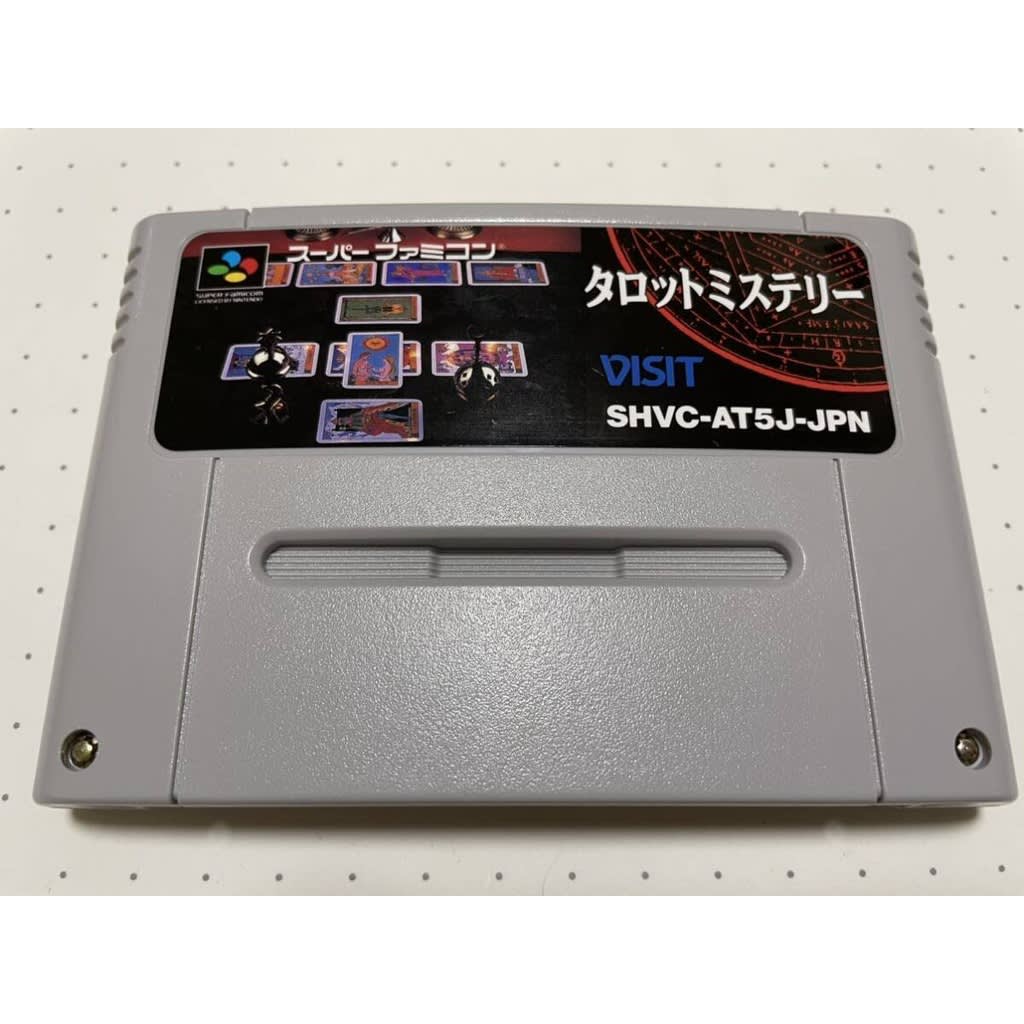 Used Tarot Mystery SFC SNES Super Famicom SHVC-AT5J tested working Nintendo Strategy Visit NTSC-J Super Nintendo Cartridge
