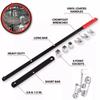 8 Pcs 3/8" Dual-Use Head Belt Tension Adjuster Tool Automotive Repair Kit  Workshop Use
