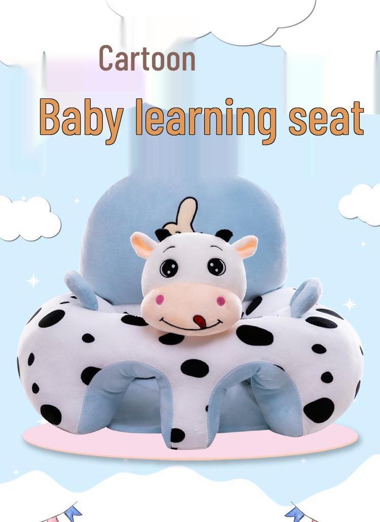 Infant & Toddler Sit Support Chair - Enlarged Backrest, Anti-Fall Cartoon Design