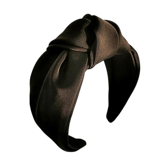 Women Headband Bowknot Decor Pure Color Hair Hoop Lightweight Versatile Hair Decoration Hair Accessories