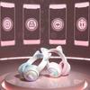 ONIKUMA Cat Ear Headphones, Wireless Bluetooth Tri-Mode, Noise-Cancelling, Music Gaming Headset with Microphone, White