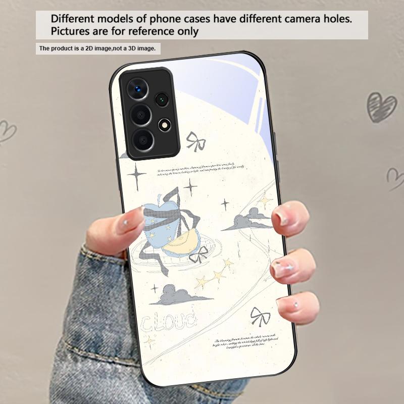 Fresh and Healing Breeze For Samsung Galaxy A30 A31 A32 A33 A34 A35 A42 A30s A20 A25 A26 A51 A56 A54 A72 A73 70 Glass Phone Case