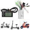 350W 36v 48V LCD Display Screen Rain Proof Electric Bicycle Scooter Motor Brushless Controller Kit