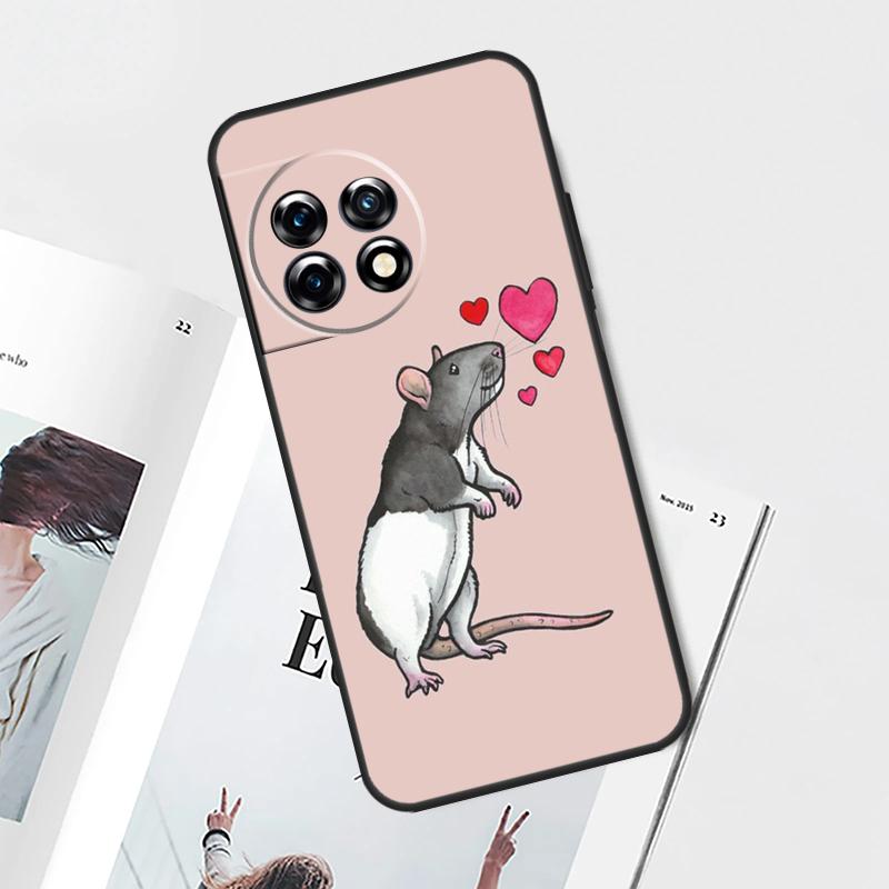 

Mouse Rat Case For OnePlus Nord 5 CE 2 3 4 Lite N20 N30 OnePlus 13T 13R 12R 9 10 Pro 11 12 13 15 Cover OnePlus Nord CE3Lite