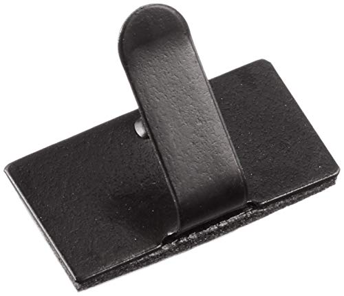 

[Ексклюзив для Amazon.co.jp] Амон Кріплення Чорний (Наклейка-організатор для кабелів, кліпса-гачок) 10.0 x 19.5мм 30 штук 4934