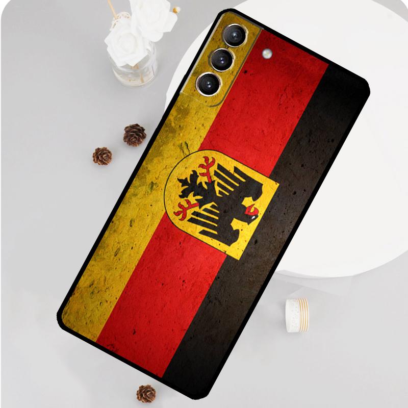 Germany Flag Banner Phone Case For Samsung Galaxy S24 S26 Ultra S20 S21 S22 S23 S25 Plus S10 S25 FE Funda Cover