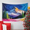 "Colorful Mountain Landscape Artwork" Pattern Wall Hanging Tapestry Decorative Tapestry Home Decor for Bedroom and Living Room