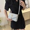 Stylish And Elegant Pu Small Square Crossbody Bag For Women With Chic Chain Strap