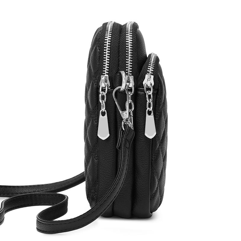 Neue Modische Diamantmuster Mehrfachfach Tasche Handy-Tasche Lässige Leichte Schulter-Umhängetasche